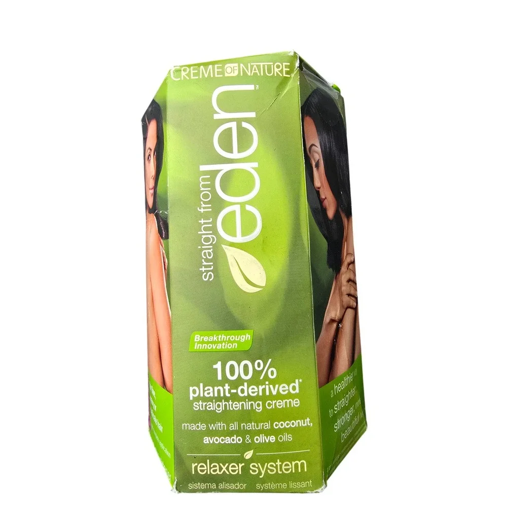 Creme of Nature Straight from Eden Relaxer System Plant Derived Hair Type A 2pk